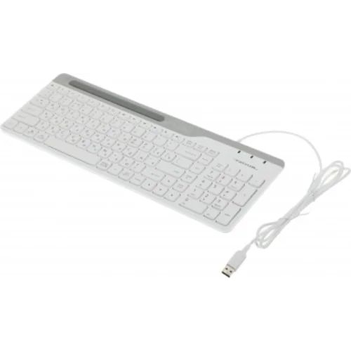 Клавиатура A4Tech Fstyler FK25 белый/серый USB slim Клавиатура A4Tech Fstyler FK25 белый/серый USB slim